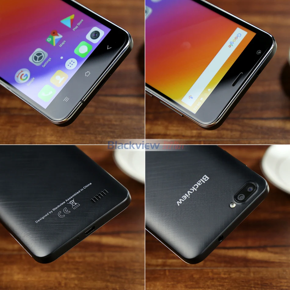 Blackview A7 смартфон с четырёхъядерным процессором MTK6580A ОЗУ 1 ГБ ПЗУ 8 3 камеры 3G WCDMA 2800