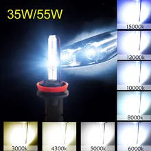 2Pcs H8 H9 H11 Xenon Bulb 55W 3000K 4300K 5000K 6000K 8000K 10000K 12000K Auto font