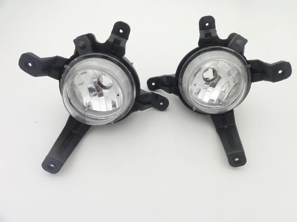 2 Pcs/Pair RH and LH front fog lights driving bumper lamps without