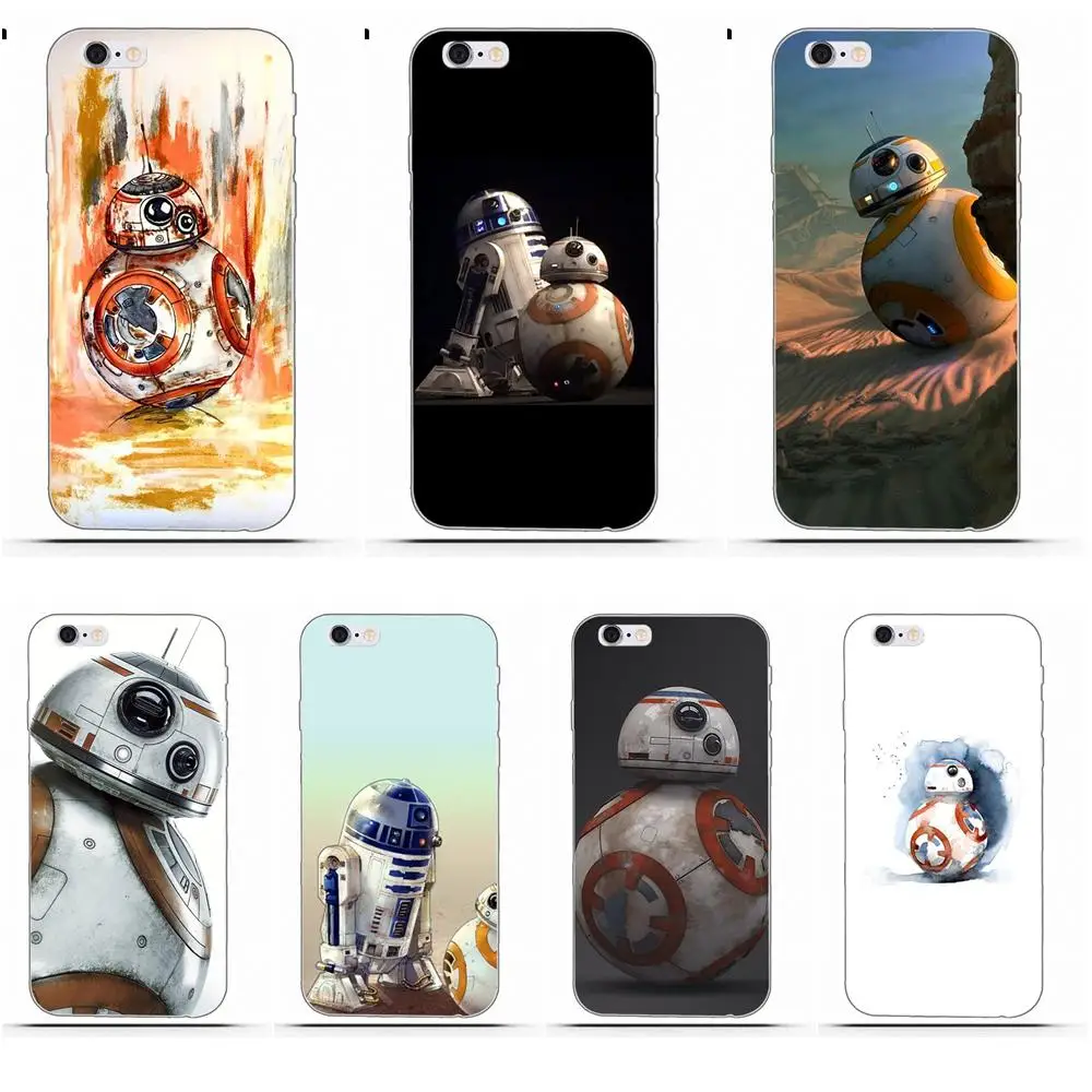 Робот дроид Perciron Force Awakens Bb 8 для Galaxy Alpha Core Note 2 3 4 S2 A10 A20 A20E A30 A40 A50 A60 A70 M10 M20