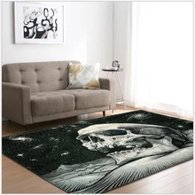 Ковер AOVOLL для гостиной с рисунком черепа, Рождественский ковер для спальни, современный детский Декор, коврик для мальчика