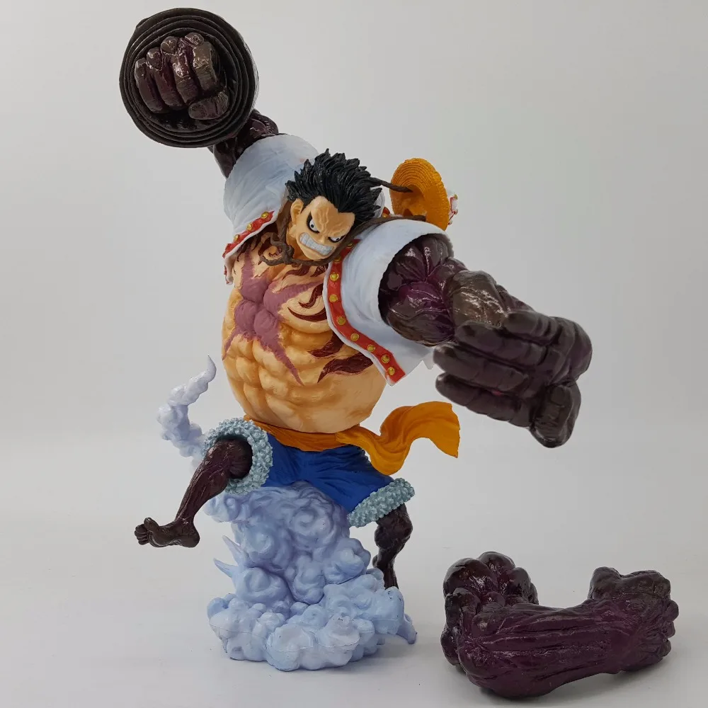 Цельная фигурка обезьяны D Luffy Gear 4 200 мм Аниме One Piece Луффи Зоро Санджи модель