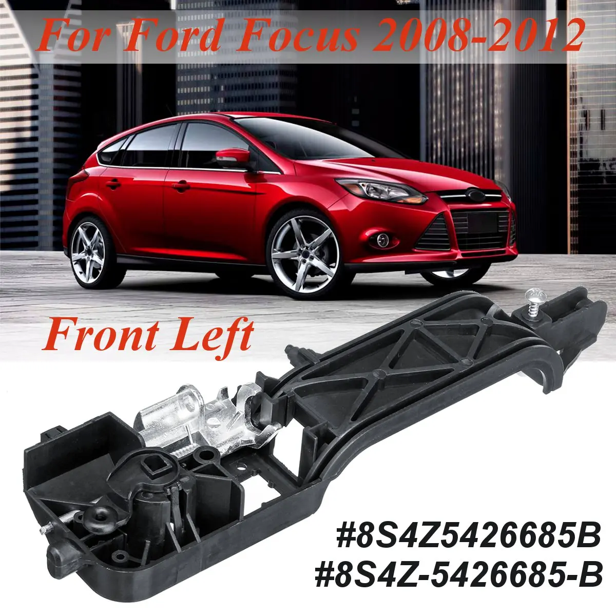 

Front Left Outside Door Handle Reinforcement Bracket Car Door Handle Base For Ford For Focus 2008 2009 2010 2011 2012
