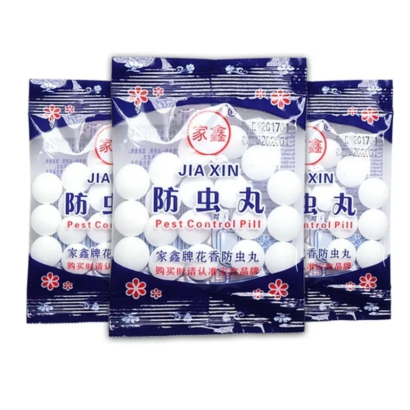 20 упак./лот натуральная камфора Ball Camphor White Mothballs шарики от моли стойкий к
