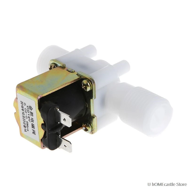 

New 12V Electric Solenoid Valve Magnetic DC N/C Water Air Inlet Flow Switch 1/2"