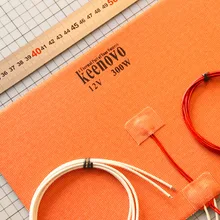 200 мм X 300 мм, 300 Вт@ 12 В, w/NTC 100K Термистор, Keenovo силиконовый нагреватель 3D-принтер с подогревом, гарантия качества первого класса