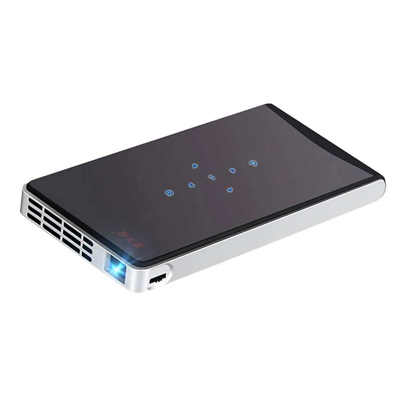 Dlp 100Wm мини-проектор Android мультимедийный проектор встроенный Wifi Bluetooth аккумулятор