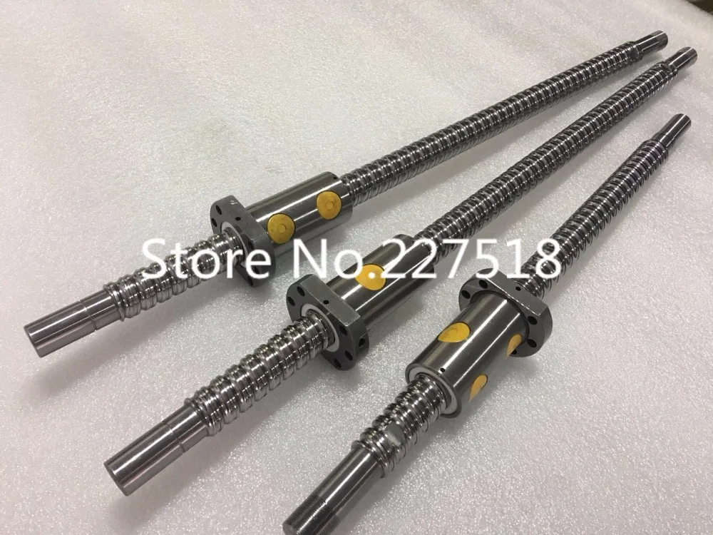 1set Left thread ball screw of left thread SFU2510 1000mm with ball nut