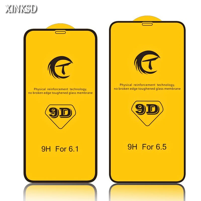 

9D 9H Ultra-thin tempered glass for iPhone X 8 7 6 6S Plus screen protector protective glass film for iphone XS MAX 6.5 XR 6.1