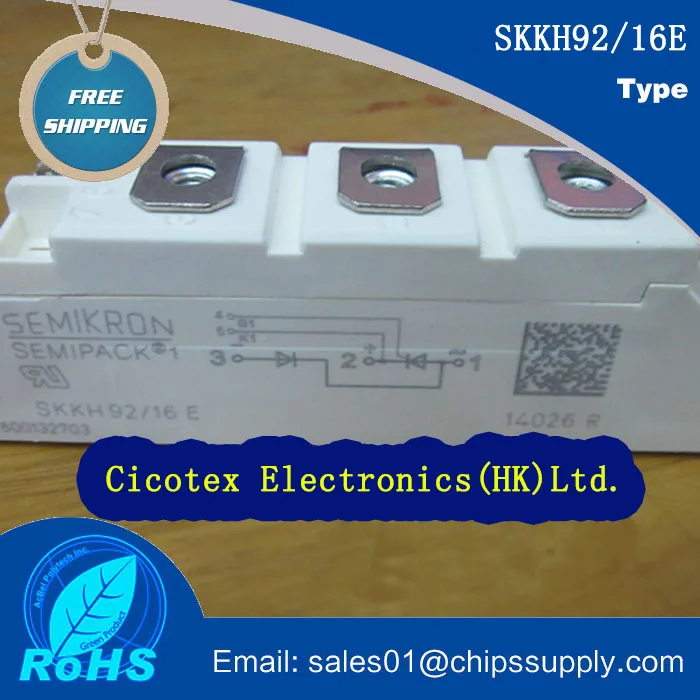 

SKKH92/16E SEMIPACK1 Thyristor Diode Modules MODULE IGBT SKKH9216E SKKH 92/16 E