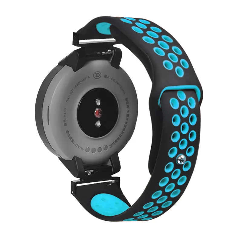 Силиконовый ремешок 2 в 1 для часов Xiaomi Huami Amazfit Verge браслет с защитной пленкой