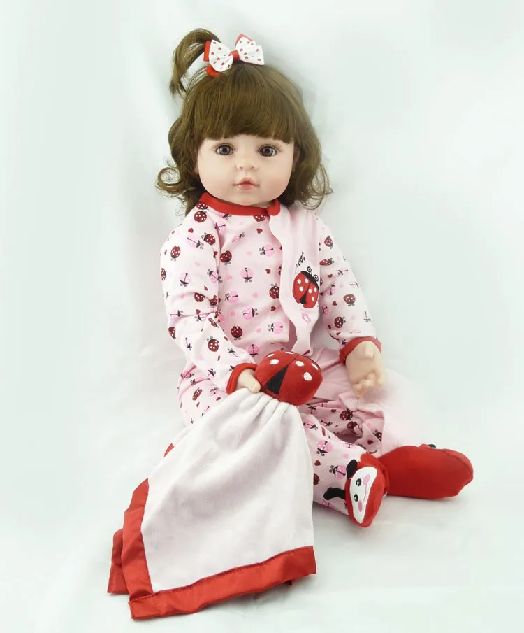 NPK bebes кукла-реборн 48 см, куклы для маленьких девочек, мягкие силиконовые куклы Boneca reborn Brinquedos Bonecas, подарки для детей, игрушки для сна