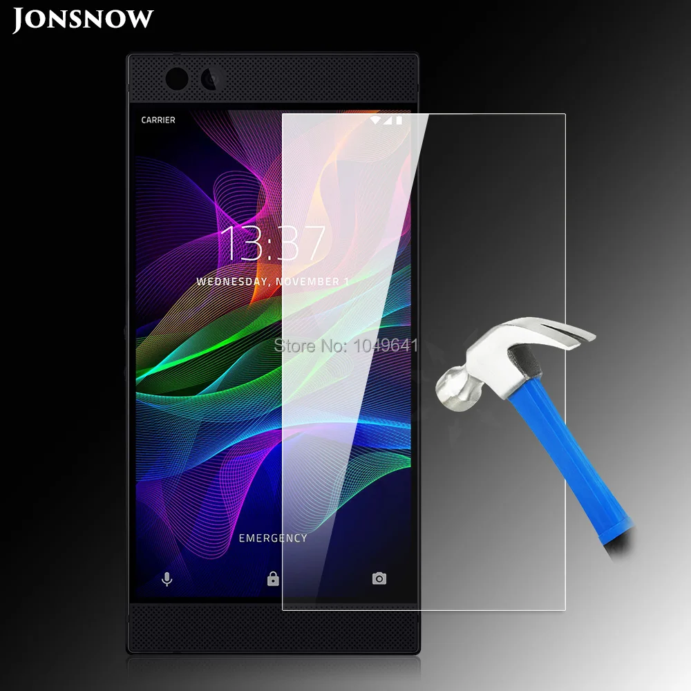 KOC3467_1_9H 2.5D Explosion Proof Tempered Glass Screen Protector for Razer Phone