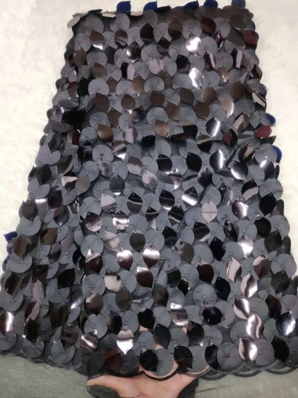 fashion 3d sequin African Evening Dress Fabrics New Nigeria Sequined Embroidered Lace Fabric ffhd412 | Дом и сад