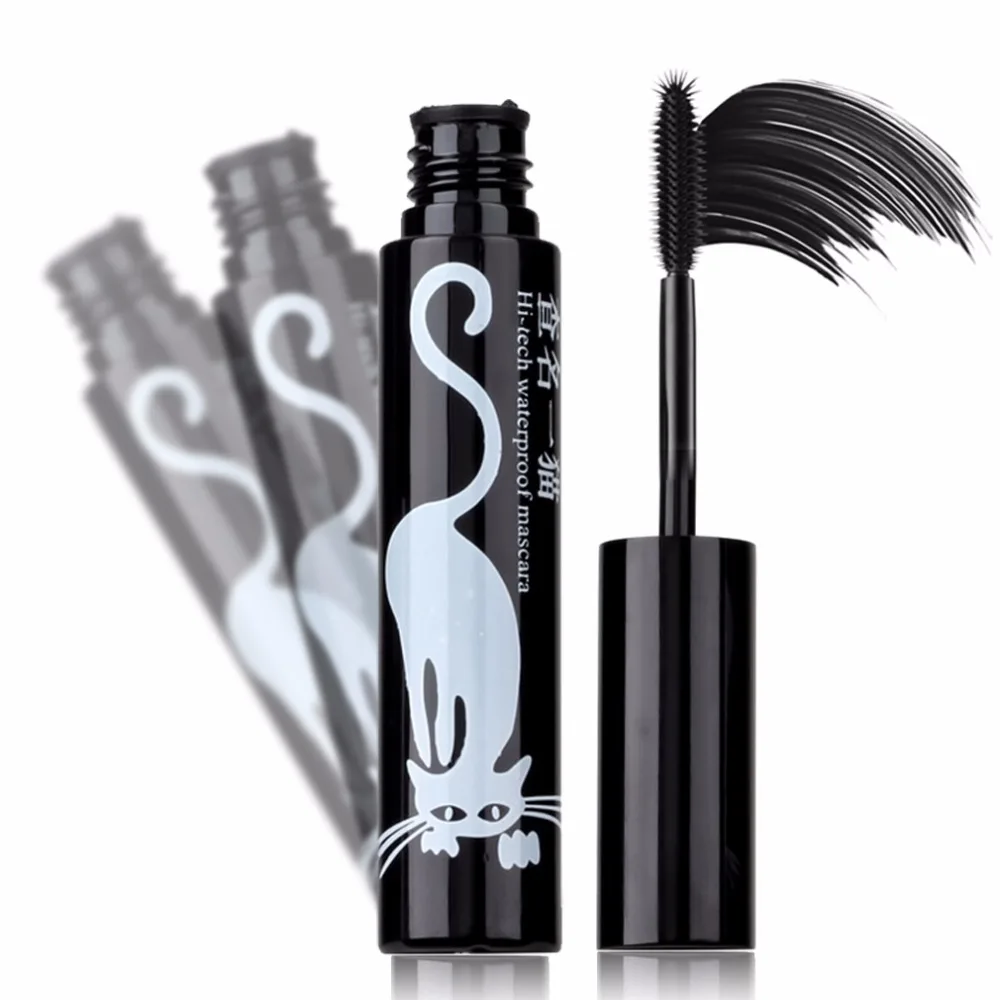 1pc Natural Fiber Unique 3D Mascara Eyelash Long Curling Lashes Extension Black Mascara