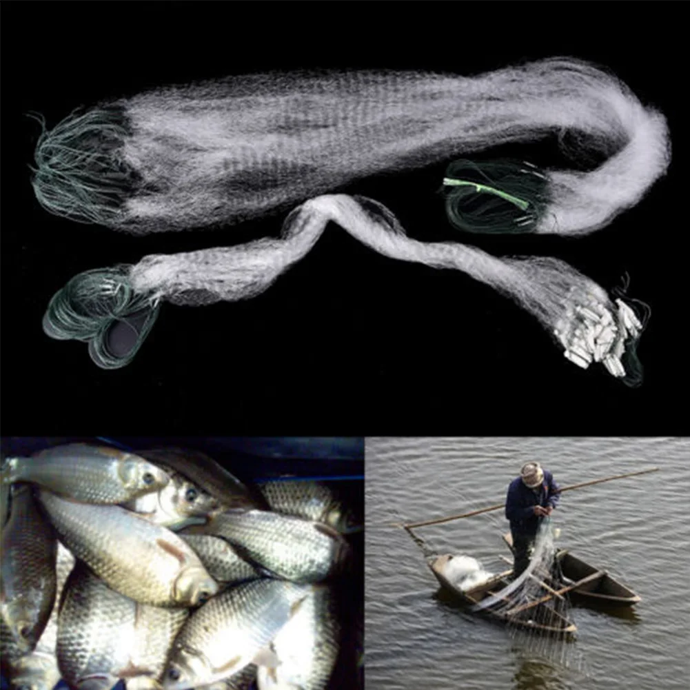 

Fishing Net Layers Monofilament Gill Fishing Net with Float Fish Trap Rede De Pesca Nylon Fish Net Accessory Tools Hot Sale