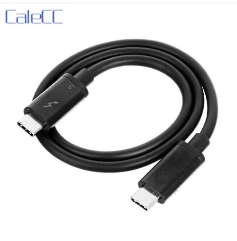 Thunderbolt 3 USB-C USB 3.1 Male to Thunderbolt3 Male 40Gbps Cable for PC 1m