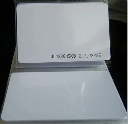 100pcs/Lot 125KHz RFID Card EM4100 TK4100 Smart Cards Proximity RFID Tag for Access control