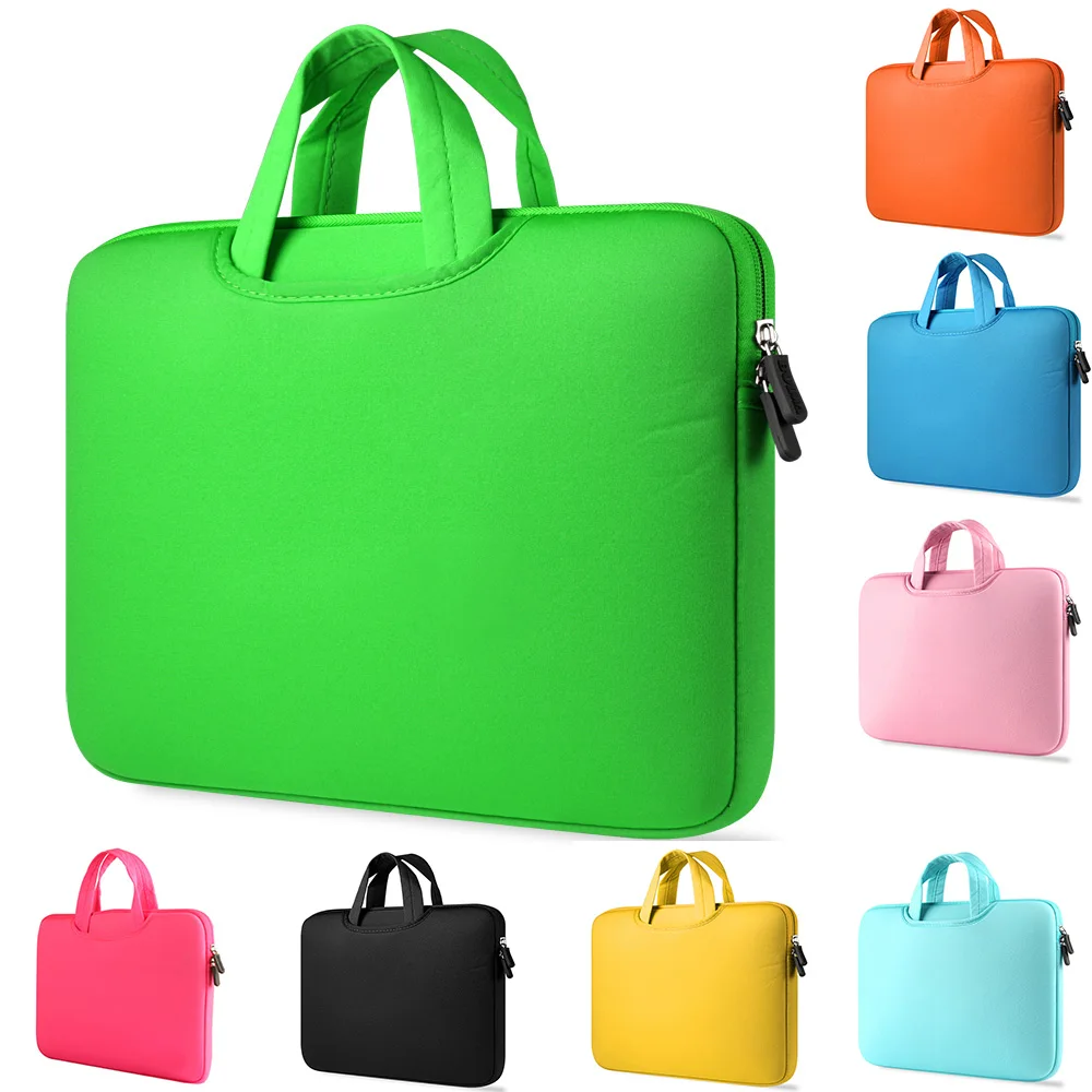 

Laptop Handbag Notebook Tote Bag Carrying Case 11.6"13.6"15.6"Light Soft for Macbook Pro Air Dell 11"12"13"15" 2019