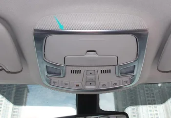 

High-quality stainless steel Interior Rear reading light cover trim 2pcs for Ford Edge 2015 2016 ,Car-Styling