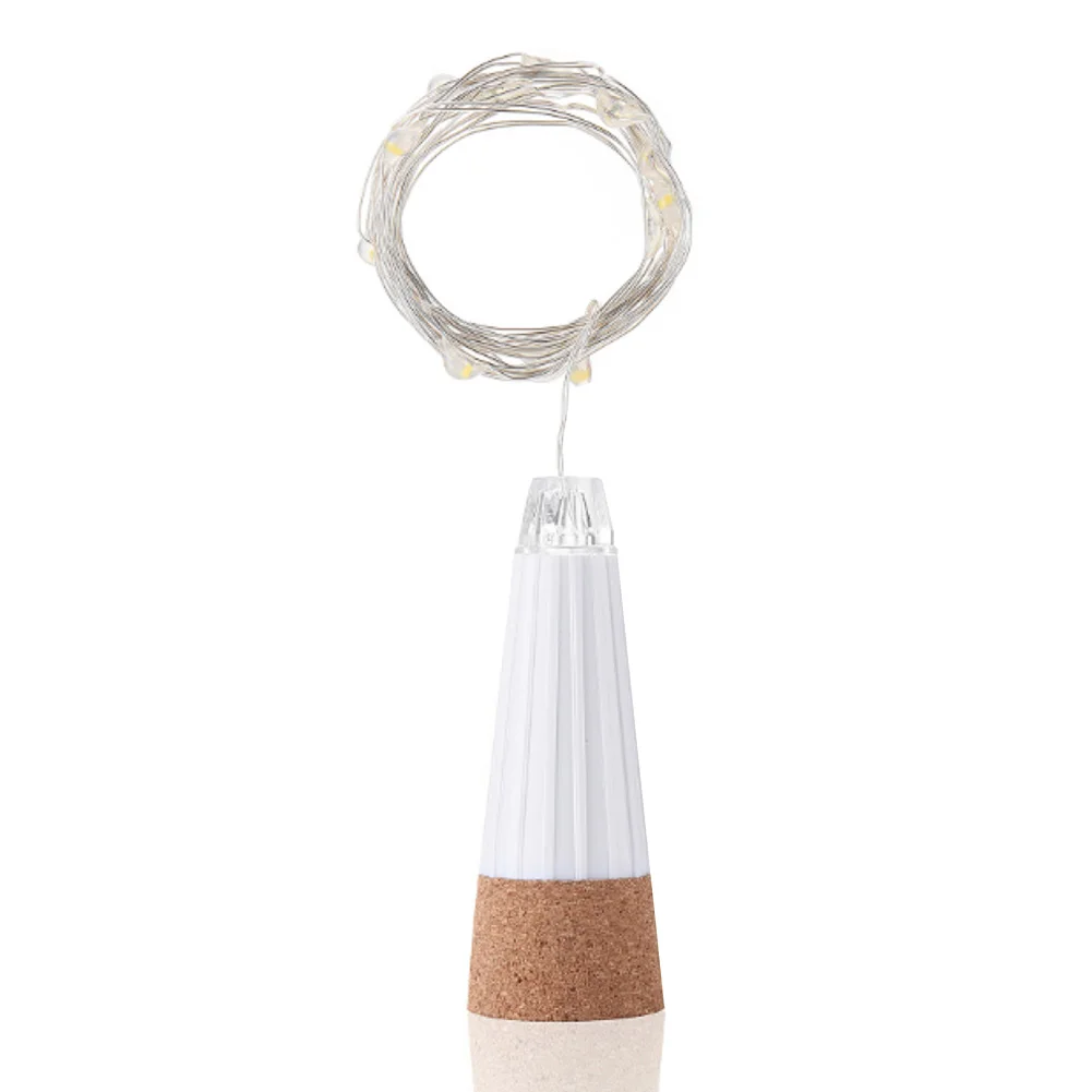 

String Lights Party Rechargeable Bottle Cork 15 LEDs Night Light Plastic 1.5m Fairy Warm White/white/colorful Wire USB
