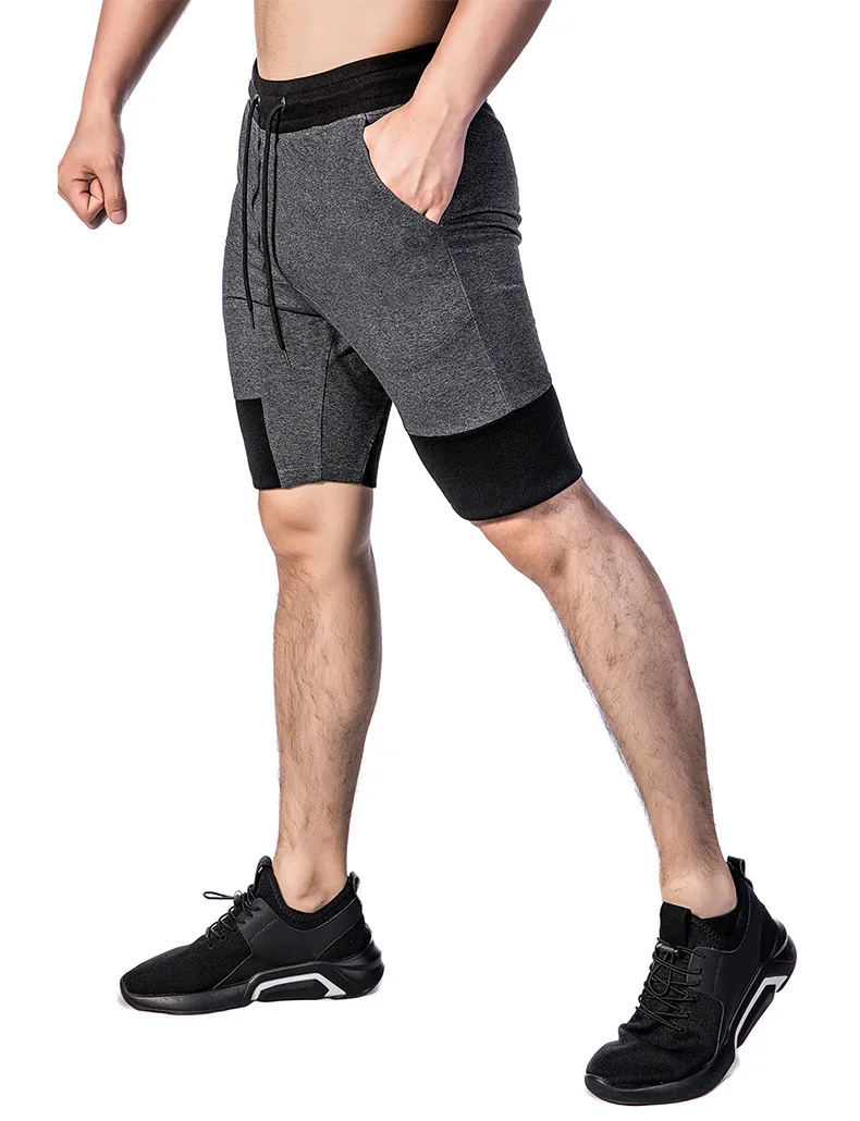 CARWORNIC тренажерный зал шорты Для мужчин Фитнес свободные для похудения бегуна летние быстросохнущая Повседневное модные шорты мужские
