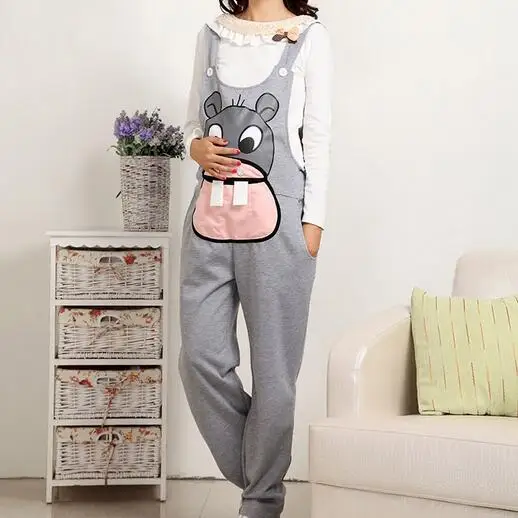 Jumpsuit Maternity Pants Long Clothes For Pregnant Women Overalls Roupa 6276