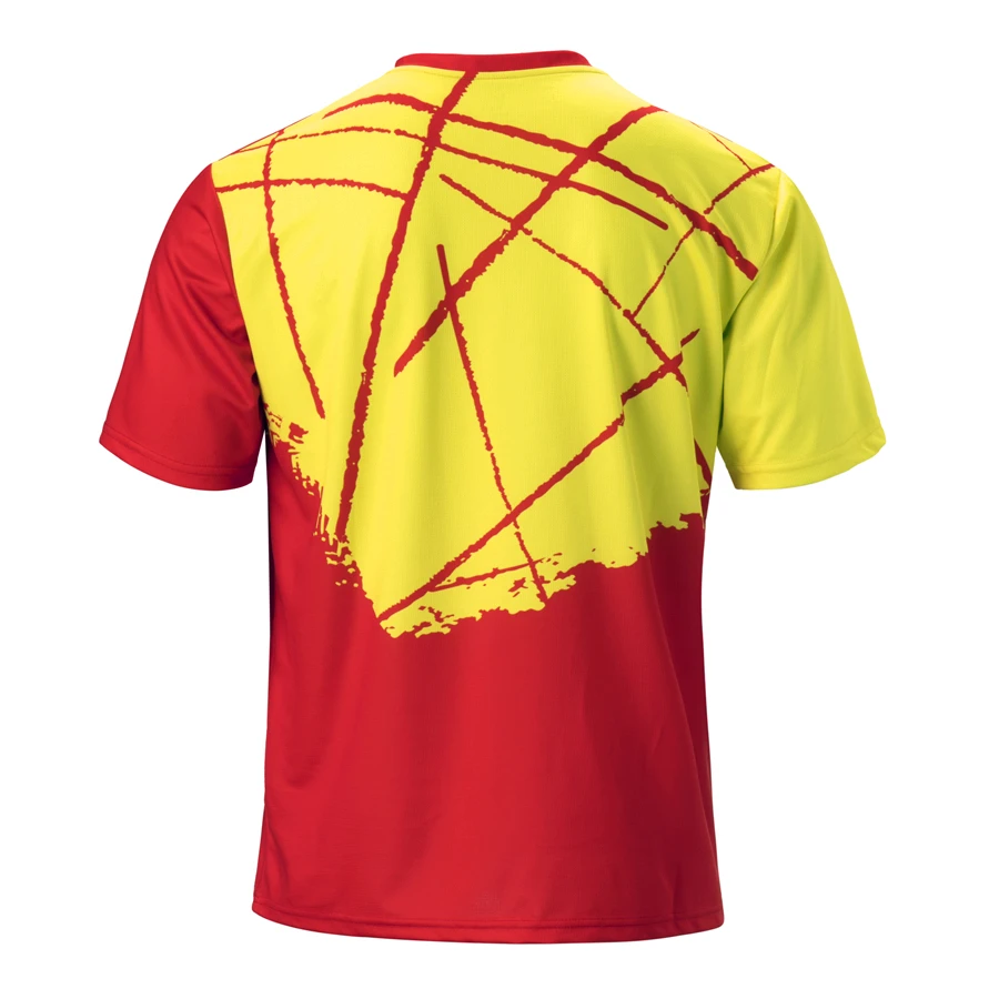 Высокое качество Бадминтон рубашка для мужчин теннисные рубашки пустой Бадминтон футболка для мужчин Футбол Бег майки дышащий бадминтон рубашка DIY