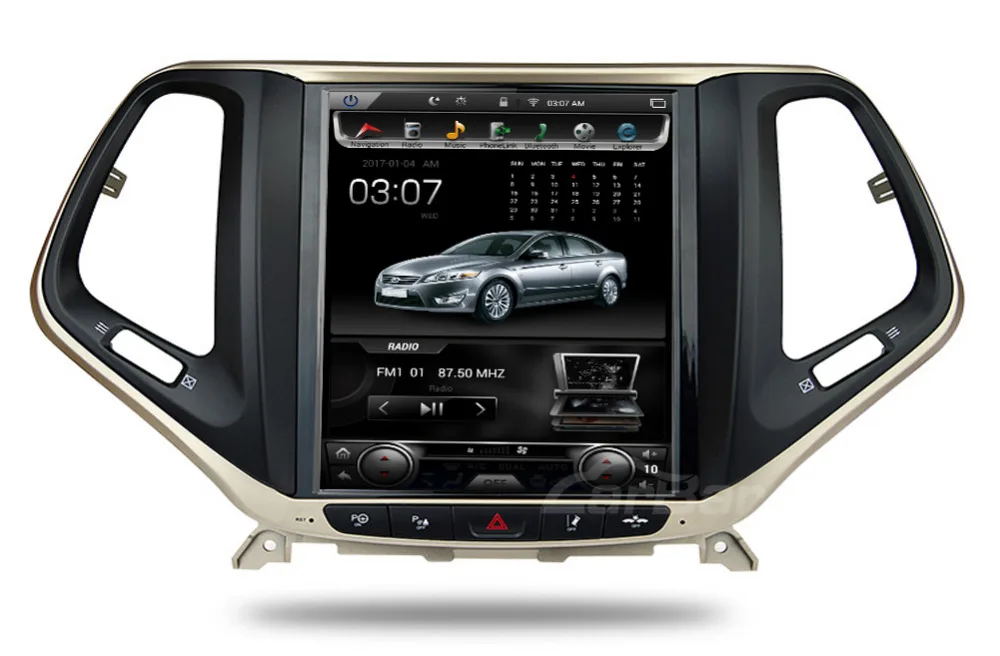 10," вертикальный экран Tesla стиль 1024*768 Android автомобильный DVD gps навигация Радио Аудио плеер для Jeep Cherokee