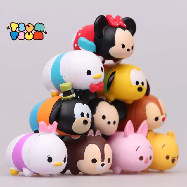 x mouse control Duck 10Pcs/Lot Mickey Winnie 3.8Cm Donald Tsum Tsum Disney