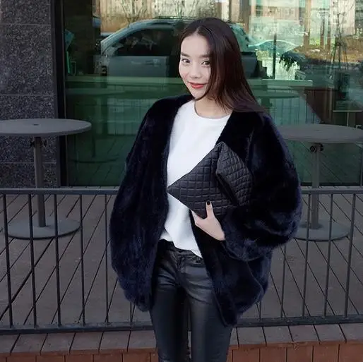 Artificielle De Clobee 2018 D'hiver Q988 Taille Manteau Fourrure Veste Faux Femme Outwear La Chaud Femmes Plus tww0yrAq