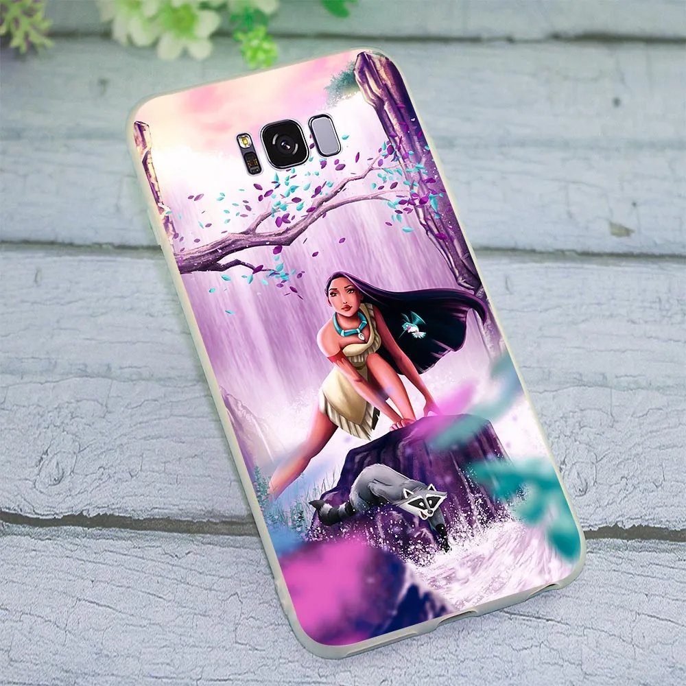 

Silicone Cover for Samsung Galaxy A50 Pocahontas Phone Case for A70 J3 J5 J6 J7 A5 2017 A6 A7 2018 A8 A9 A10 A20 A30 A40