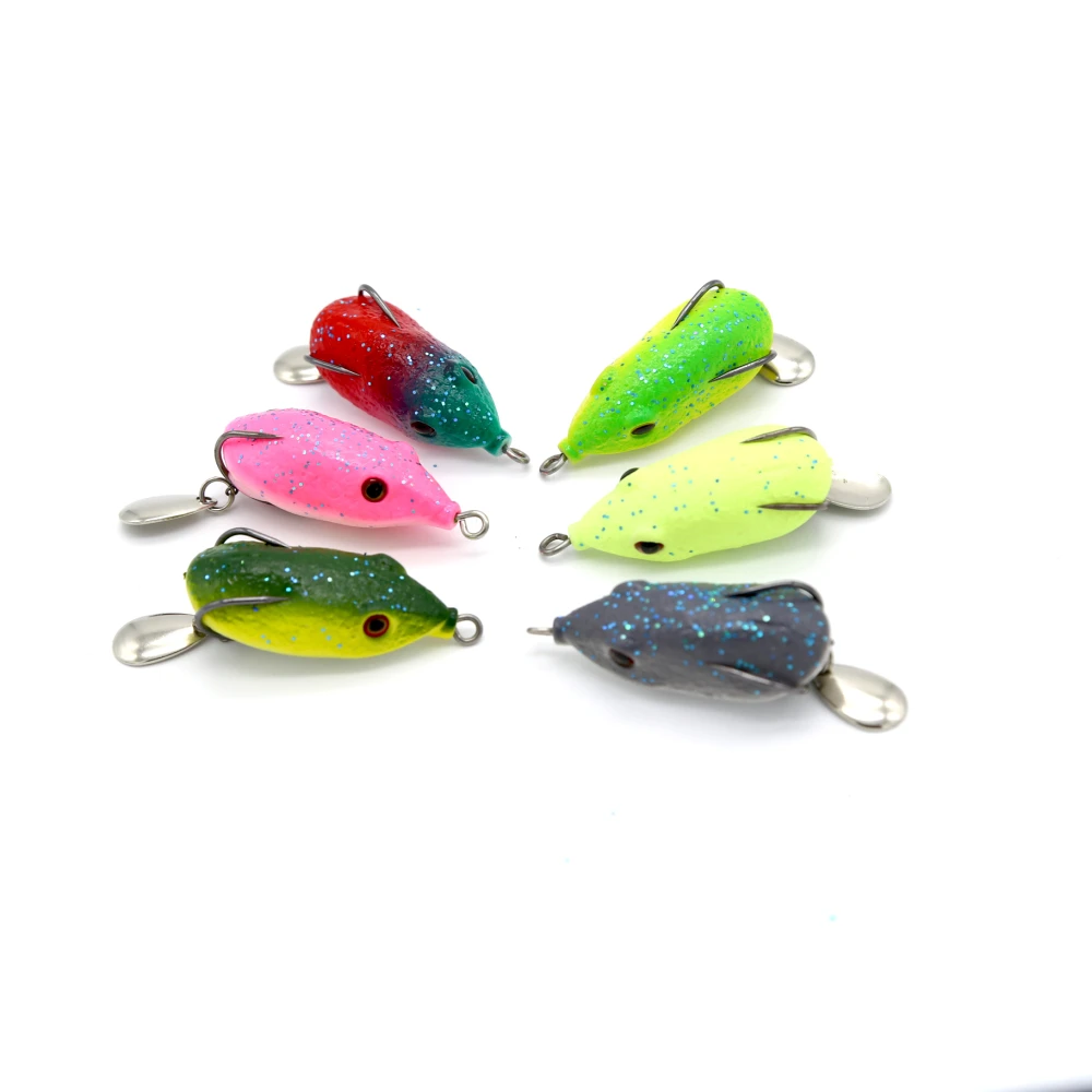 JOHNCOO Frog Fishing Lure 15g 12g Soft Silicone Bait Plastic Frog Lures  Bass Lures Frog Lifelike