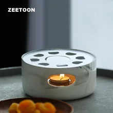 Современный Мраморный текстура керамический теплый чайный набор для подогрева грелка свечной обогреватель подставка для чайника держатель чайника чайная церемония аксессуары подсвечник огни