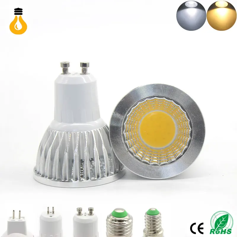 

GU10 cob dimmable led bulb E27 E14 spotlight 9w 12w 15w e27 mr16 warm white 2700k 3000k daylight white real power halogen bulb