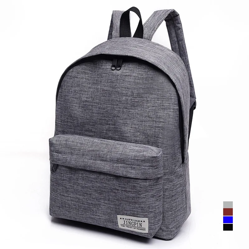 Bacisco Mochila de lona de los hombres de las mujeres de gran capacidad portátil Mochila escolar estudiante bolsas para los adolescentes de viaje Mochila Bacisco Mochila de lona de los hombres de las mujeres de gran capacidad portátil Mochila escolar estudiante bolsas para los adolescentes de viaje Mochila