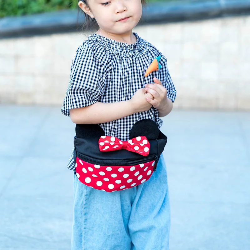 

Cartoon Kids Waist Bag Cute Bow Fanny Pack Baby Girls Phone Chest Bag Boy Belt Bag Waist Packs