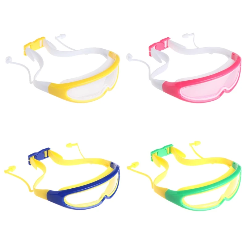 Анти-туман детские плавательные очки для мальчиков водонепроницаемые очки для плавания затычки для ушей