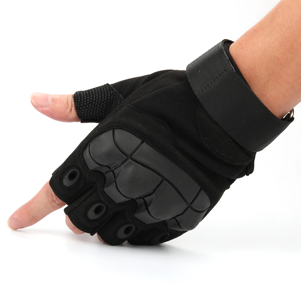 Military Tactical Men Fingerless Outdoor Combat Airsoft Shooting