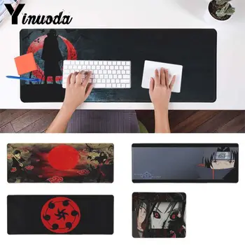 

Yinuoda Top Quality Itachi s Sharingan DIY Design Pattern Game mousepad Large Thicken Comfy Rubber Gaming Mouse Pad