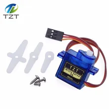 Tzt eletrônica inteligente 1 pçs rc mini micro 9g 1.6kg servo sg90 para rc 250 450 helicóptero avião carro barco