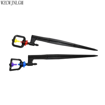 

30 sets of 360 degree inverted refraction nozzles and long rod micro nozzle holders connect 4 / 7mm hoses hot sale watering kit