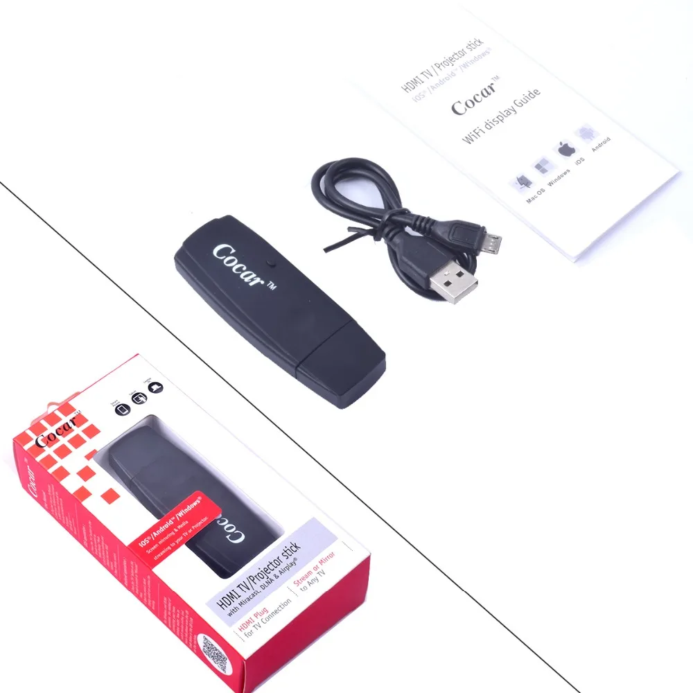 10PSC Miracast Dongle COCAR X2 HDMI 2 4G Wifi Дисплей ТВ экран адаптер для зеркалирования