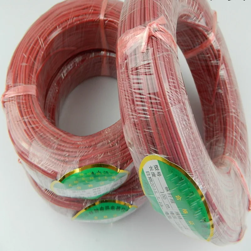 

[PR]Infrared Underfloor Heating Cable System Of 220v 230v 6K 74 Ohm Carbon Fiber Floor Roof Electric Wire Hotline 50m