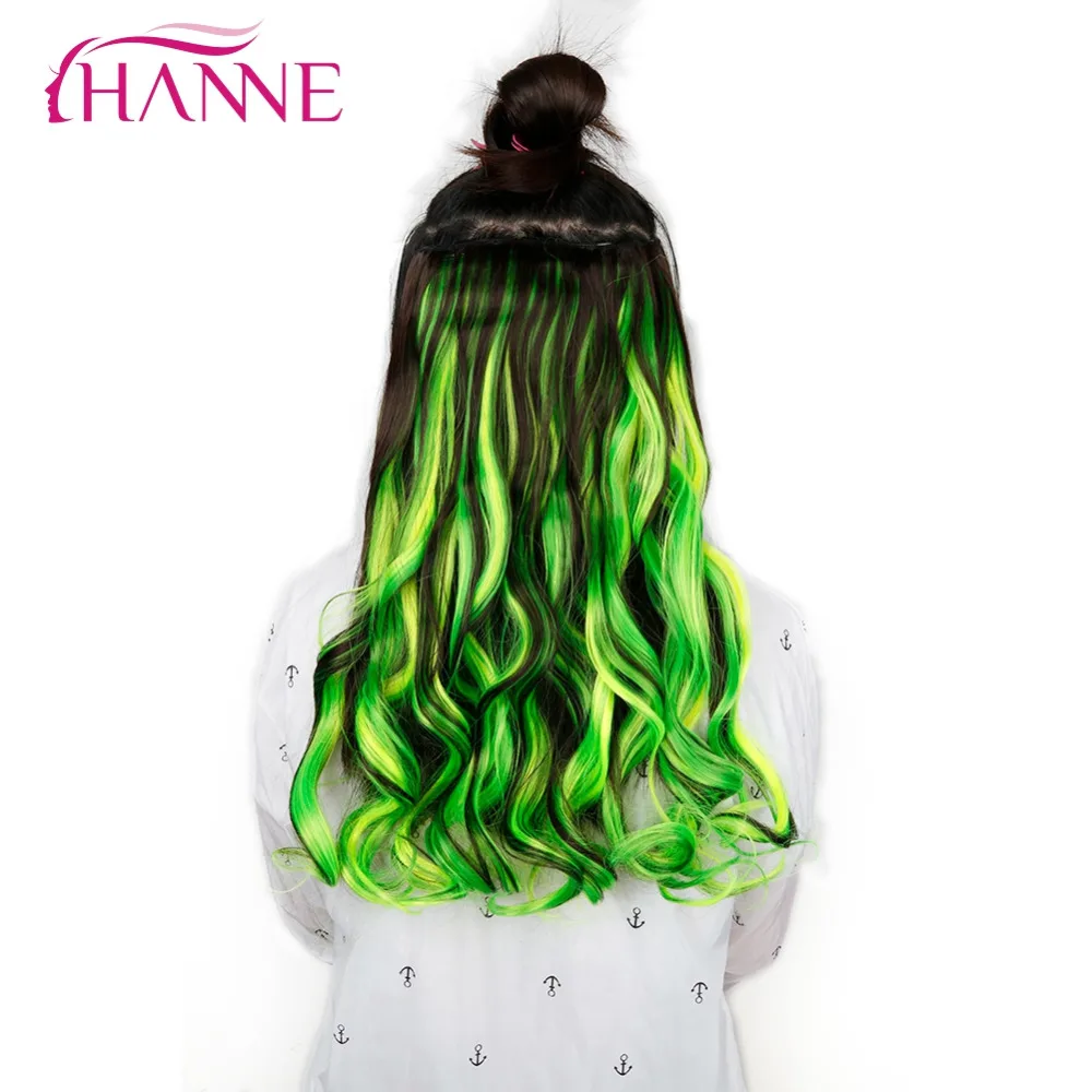 clip in synthetic hair1