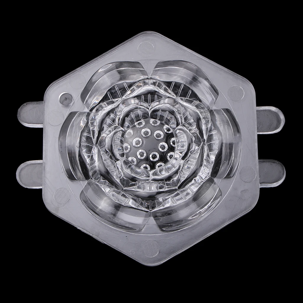 Plastic Clear Molds, Handmade Soap/Candle Making Molds Lotus Shape Candle Making DIY Gift Accessories