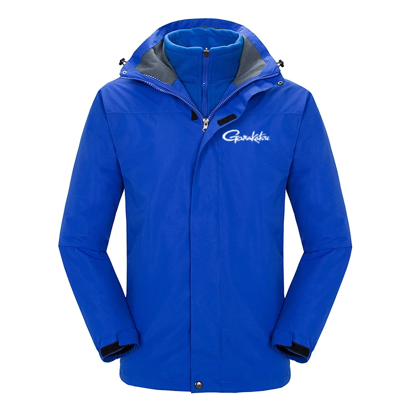 

Winter Outdoor Men Outdoor Fishing Clothing Men Waterproof Warm Fishing Jackets Patchwork Mountaineering Hunting Suits Clothes