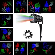 Светодиодный RGB белый прожектор ночным пейзажем украшение дома Свадебная вечеринка в саду; Рождественский костюм на Хэллоуин освещение 110 V-240 V