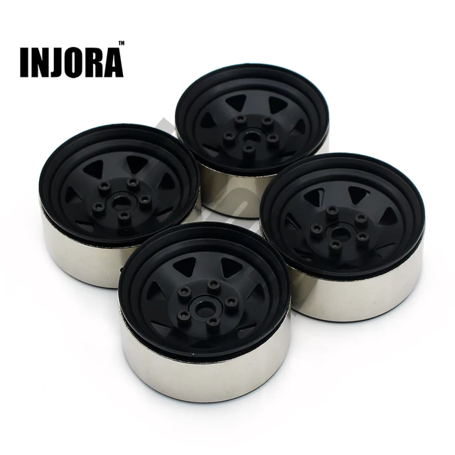 Best Price 4PCS RC Crawler 1:10 Alloy Wheel Rim 1.9 Inch BEADLOCK for 1/10 Traxxas TRX-4 Axial SCX10 TAMIYA CC01 D90 D110
