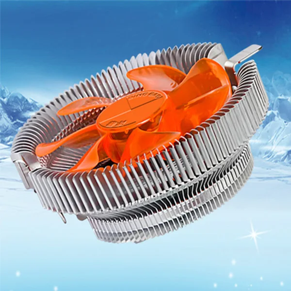 

Ice blue computer CPU radiator computer CPU cooler heatsink fan For AMD Intel multi platform thermal grease Free shipping